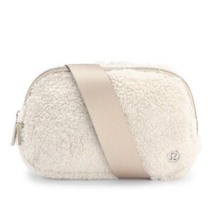 Lululemon Cream Sherpa Everywhere Belt Bag